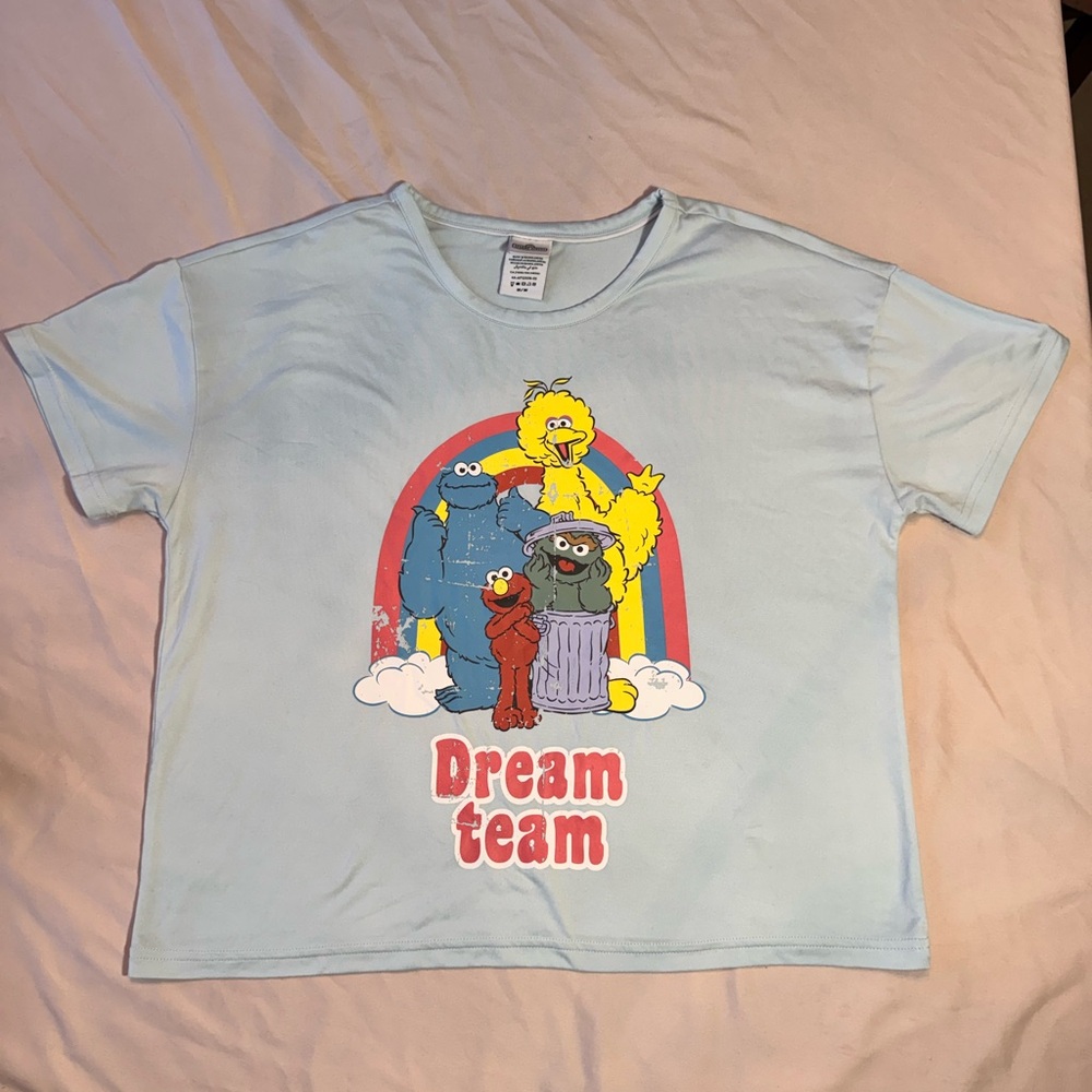 Sesame Street Dream Team Tee - Light Blue